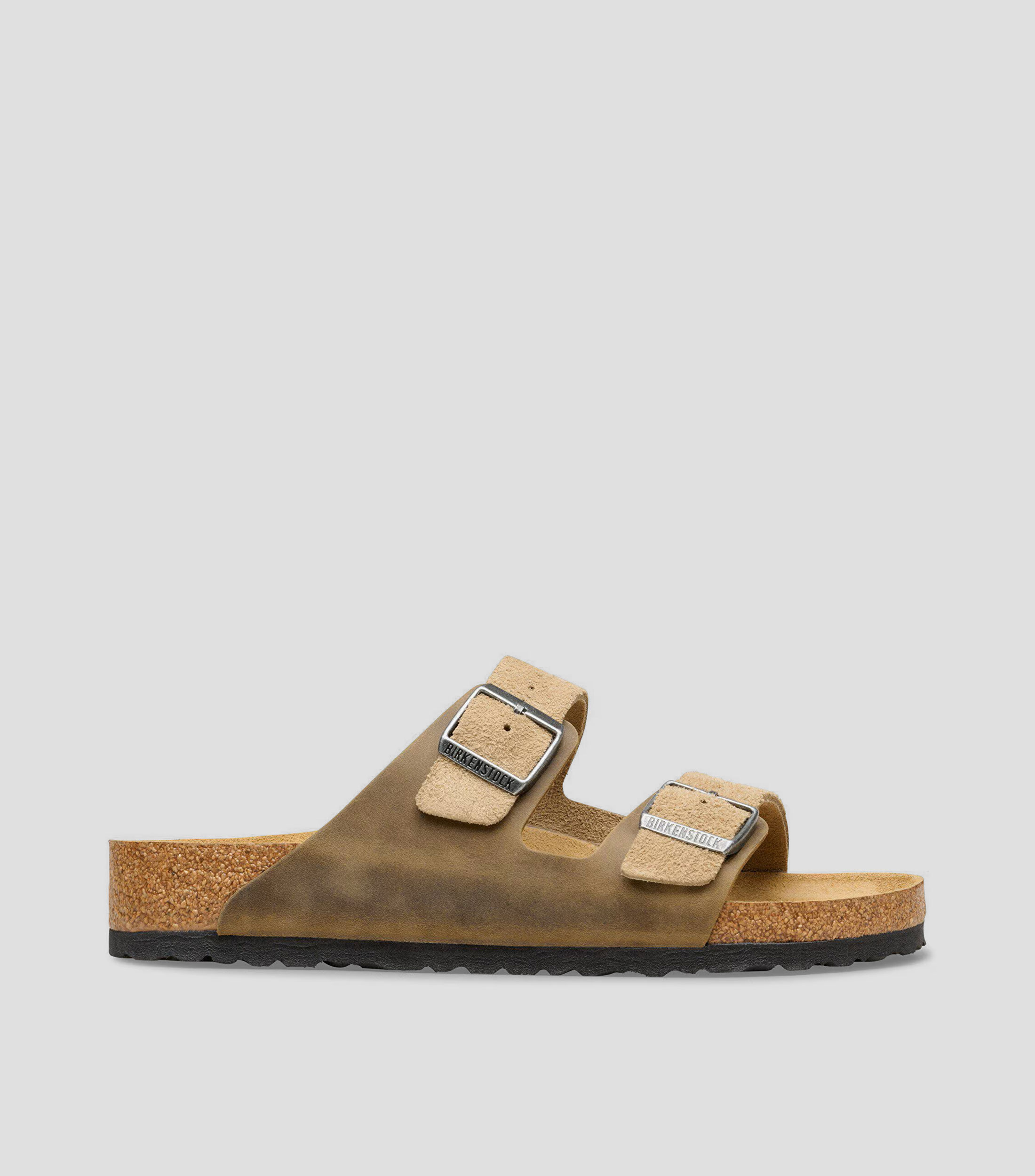 Sandalias planas en piel Arizona Hombre